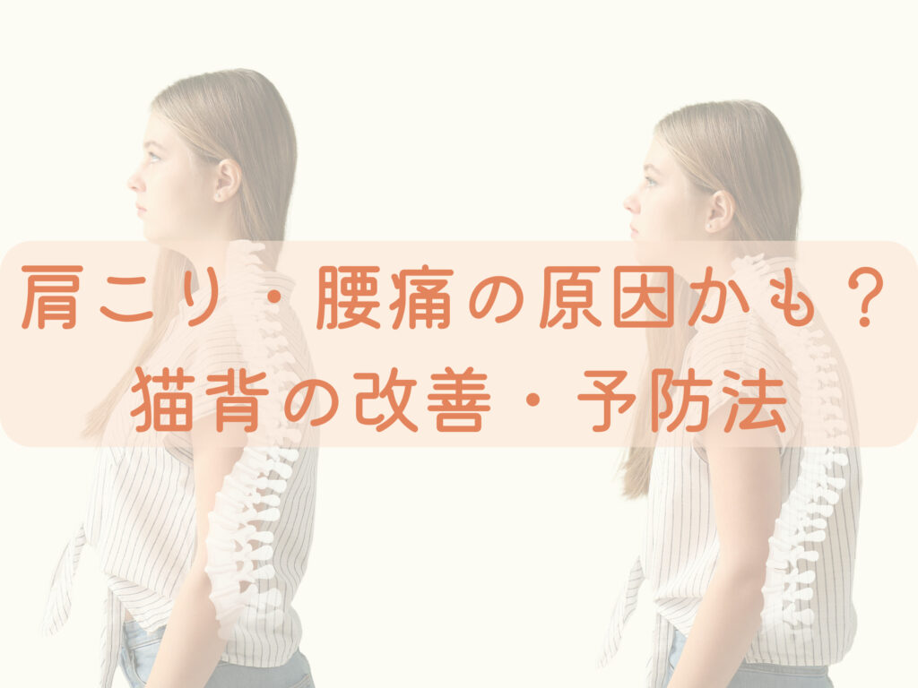 肩こり・腰痛の原因かも？猫背の改善・予防法についてよろずや接骨院 向ヶ丘遊園院が解説